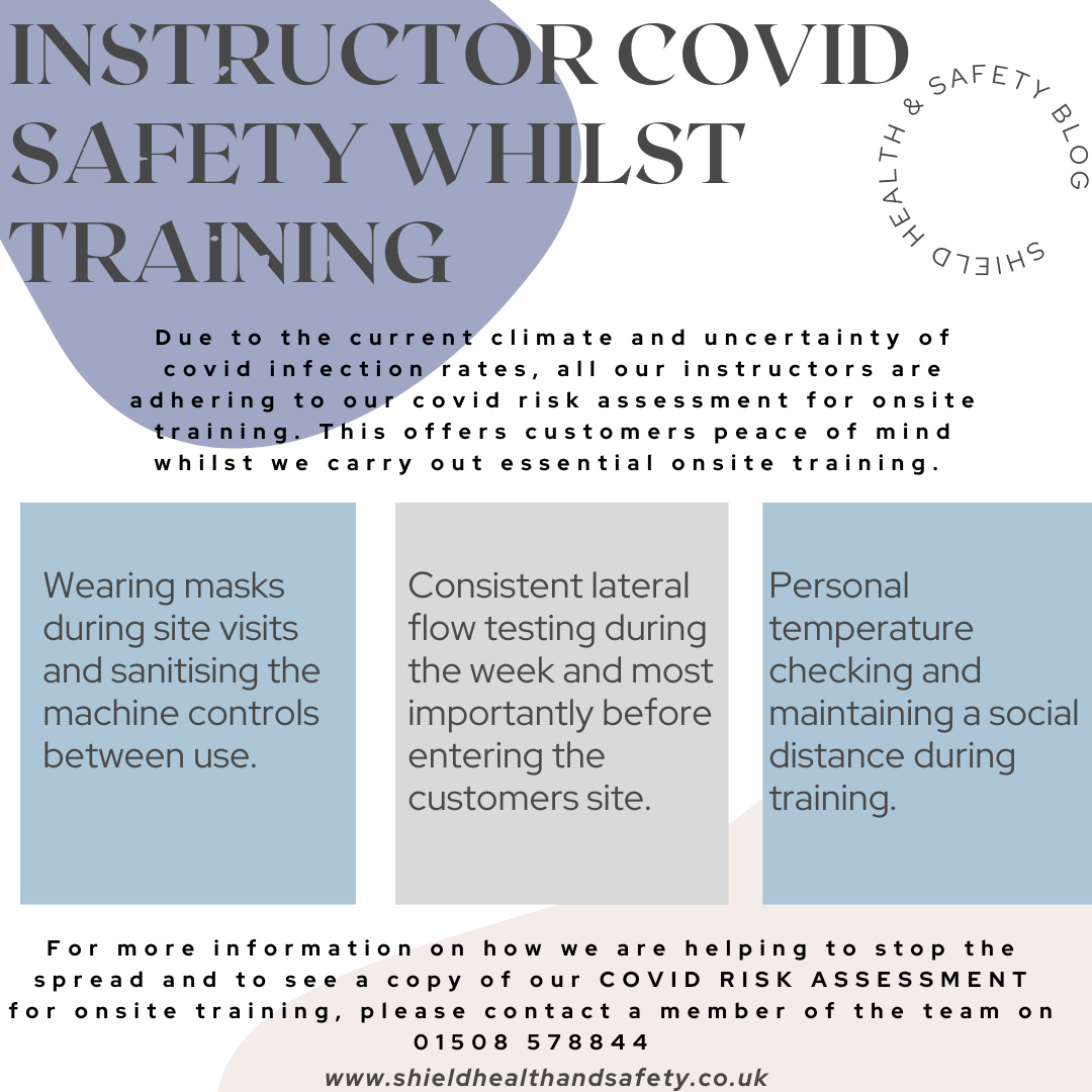 Instructor Covid Safety, Whilst Training